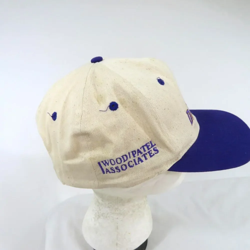 AZ Diamondbacks Hat, Baseball, Ivory Purple Green, Snapback Y2K